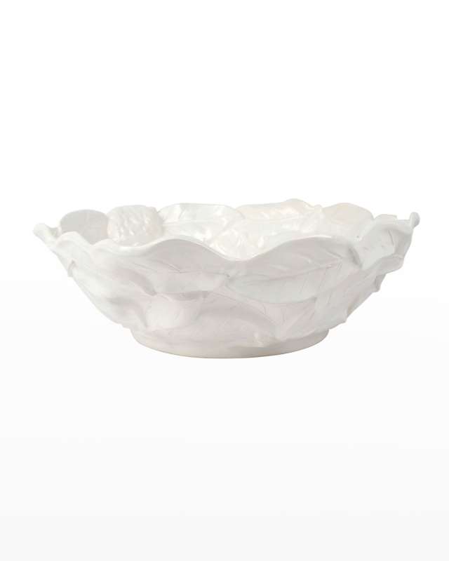Limoni White Figural Large Serving Bowl
