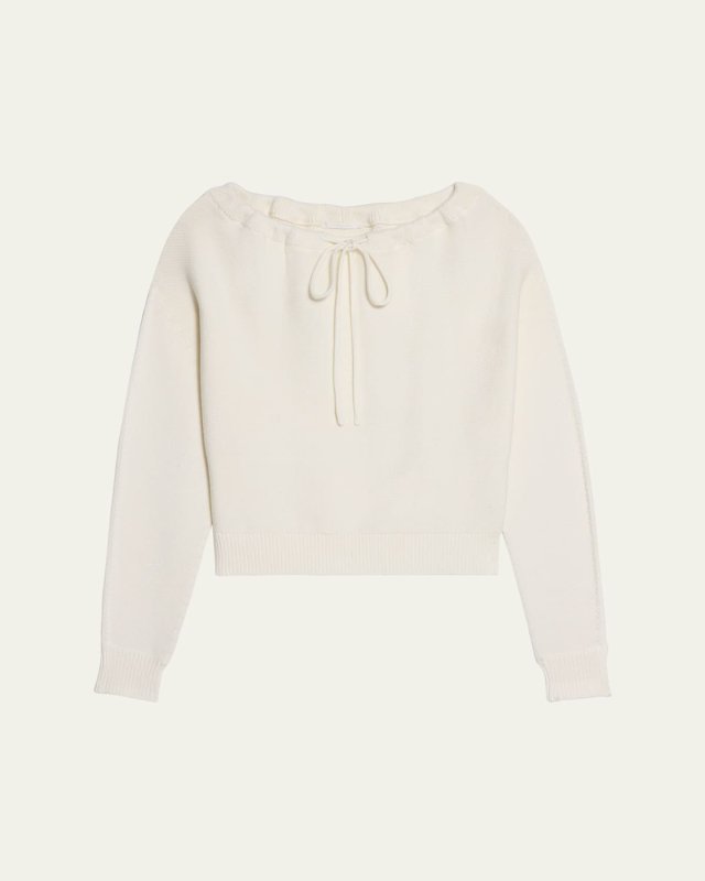 Knit Drawstring Sweat