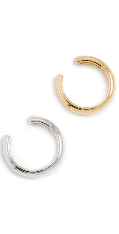 SHASHI Ford Ear Cuff Set Silver/Gold