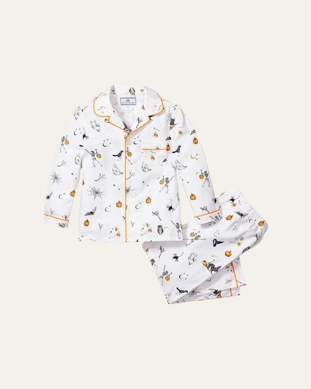 Kid's Trick Or Treat Pajama Set, Size 6M-14