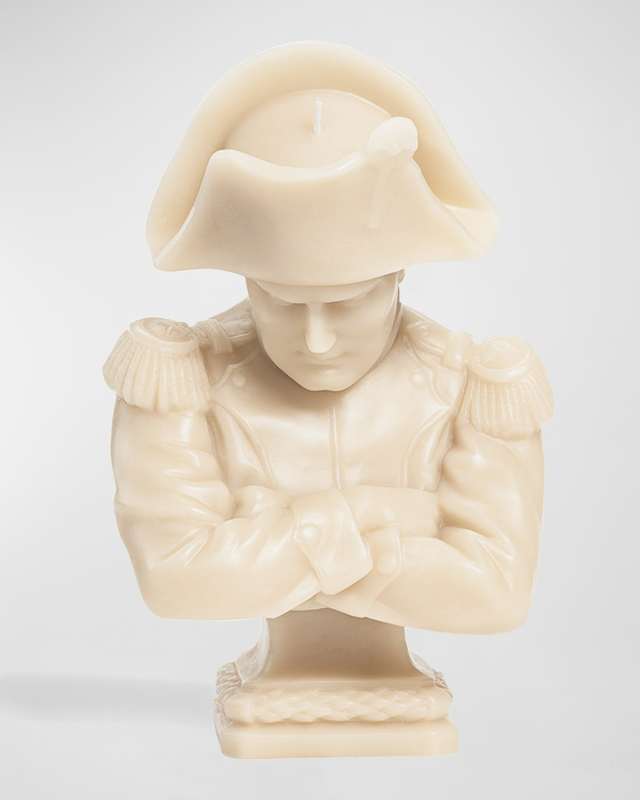 Napoleon Bust Candle, Stone