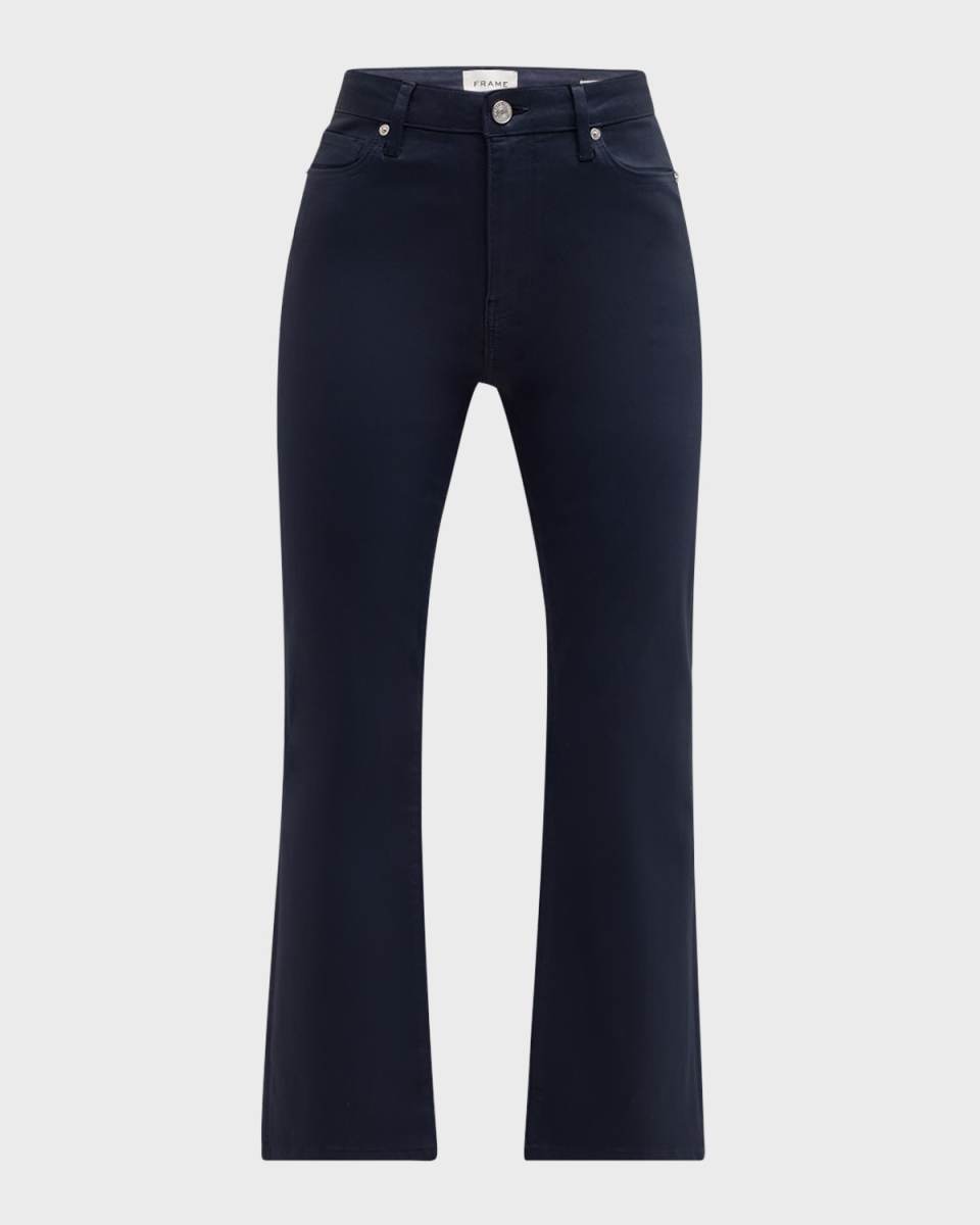 Le Crop Mini Boot Coated Jeans
