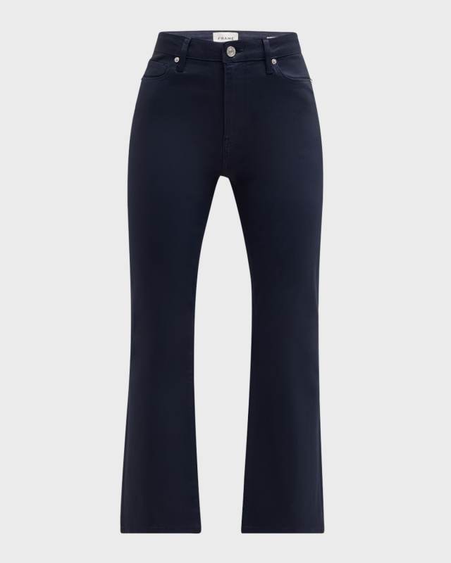 Le Crop Mini Boot Coated Jeans