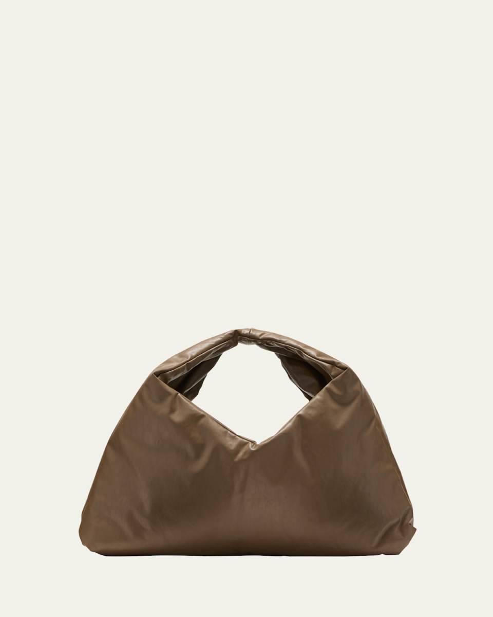 Anchor Small Oil Faux-Leather Top-Handle Bag