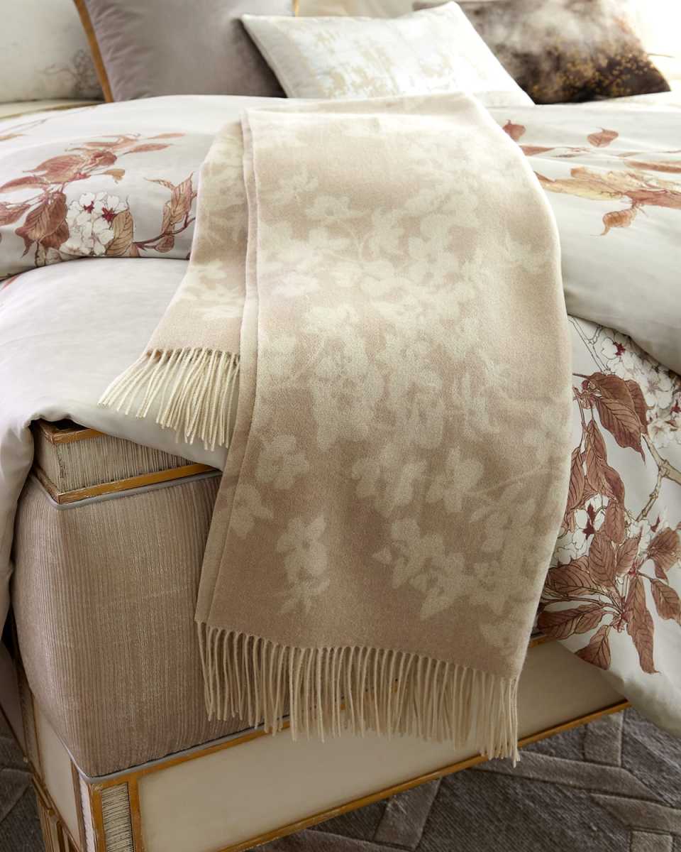 Orchid Throw Blanket