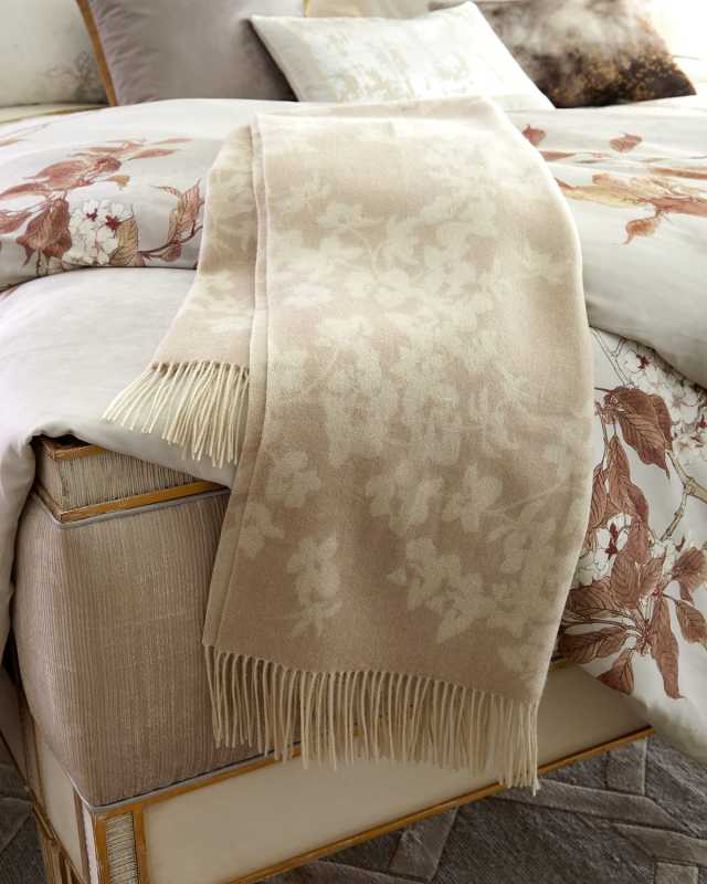 Orchid Throw Blanket