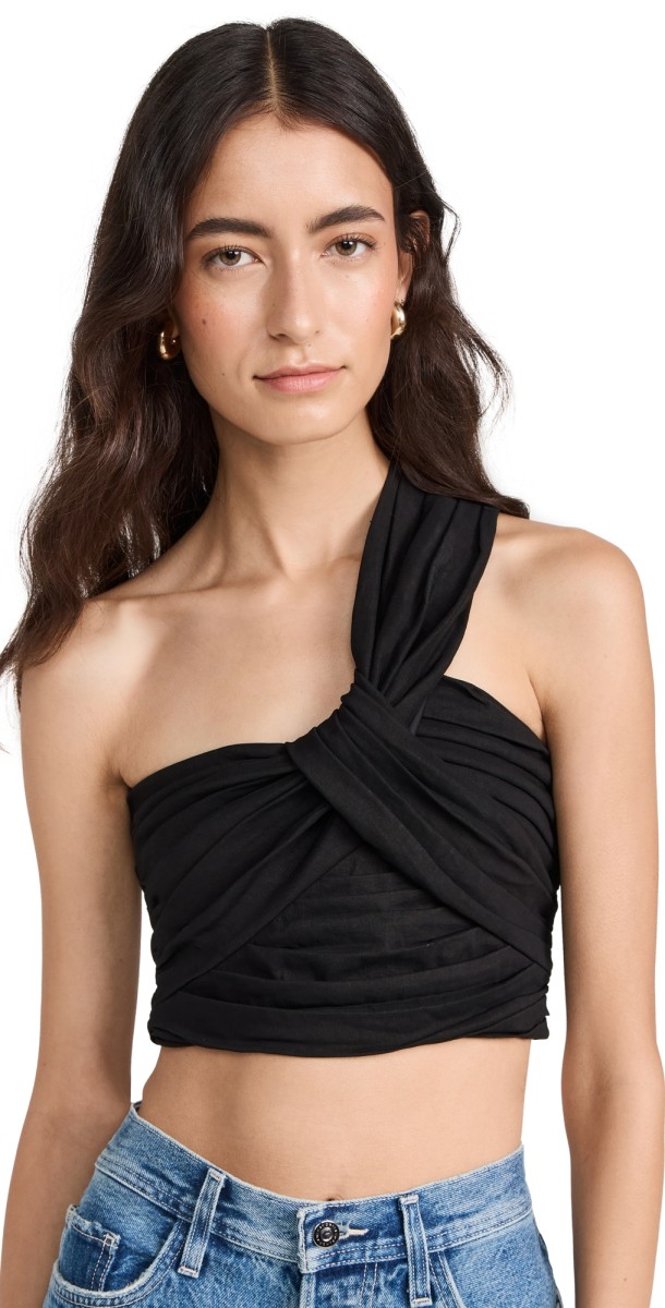A. L.C. Apollo Top Black