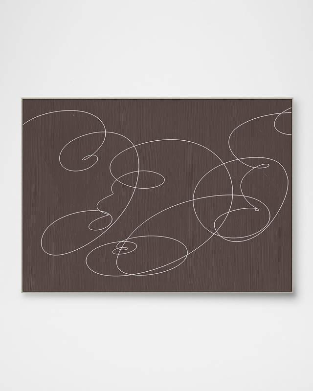 "Expressionist Exercise" Framed Giclee Wall Art