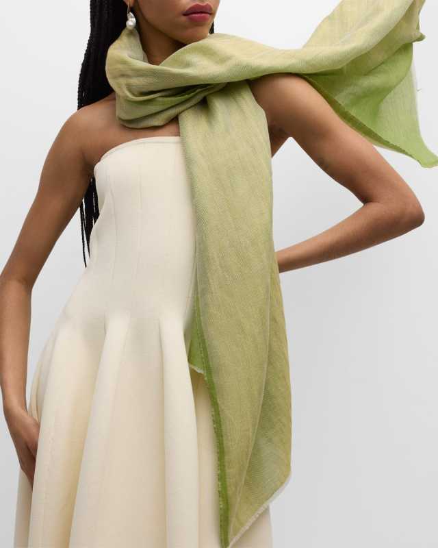 Two-Tone Wool Scarf