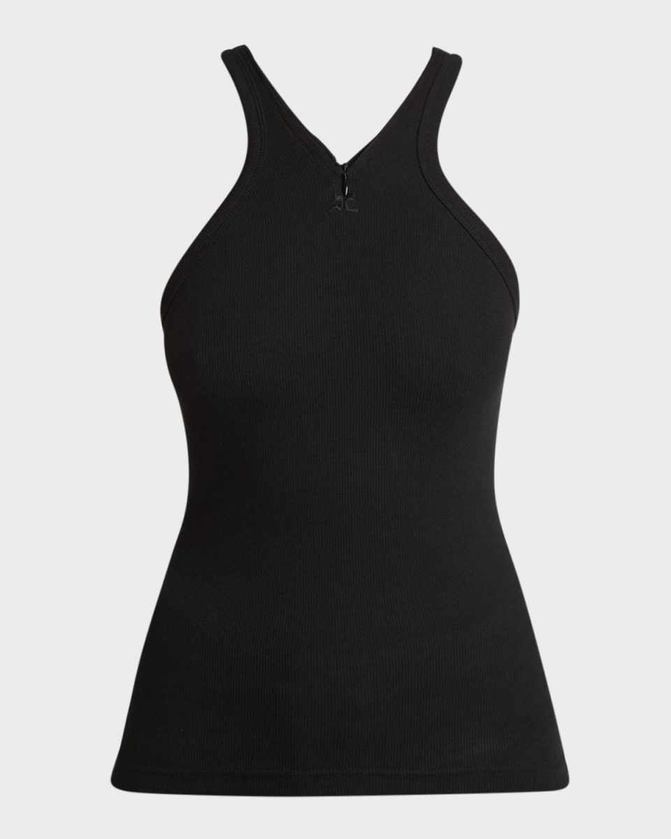 Criss-Cross Ribbed Tank Top