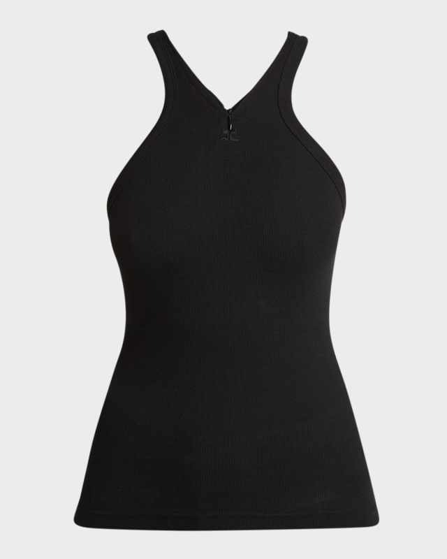 Criss-Cross Ribbed Tank Top