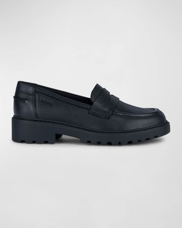 Girl's Casey Leather Loafers, Toddler/Kids