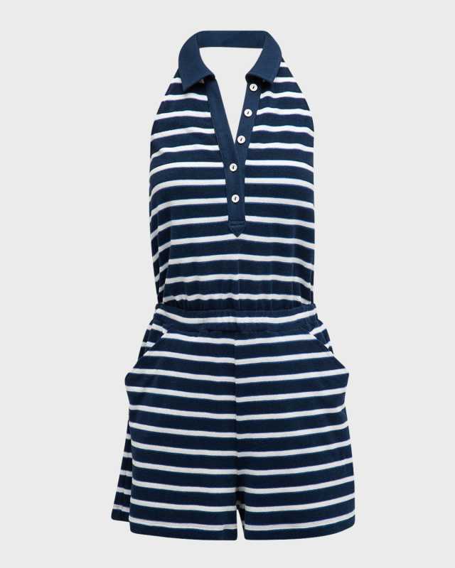 Taggart Stripe Halter Romp