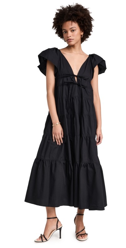 o. p.t Fallen Dress Black