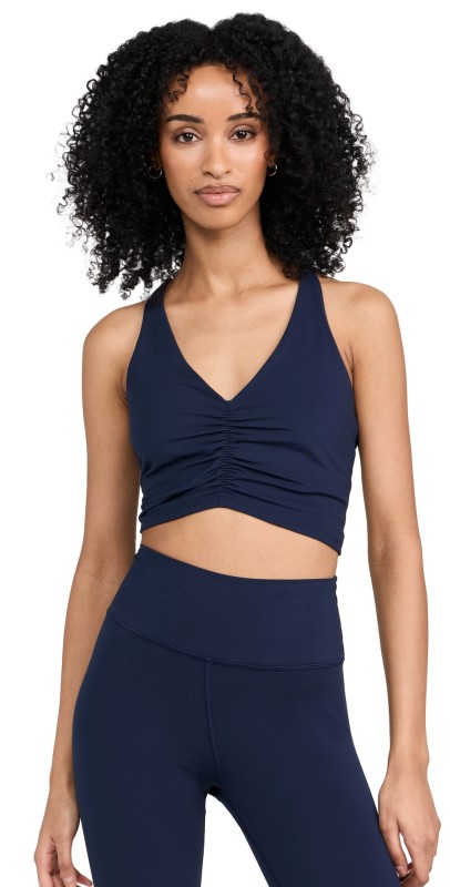 Spiritual Gangster Everly Twist Back Bra Midnight Navy