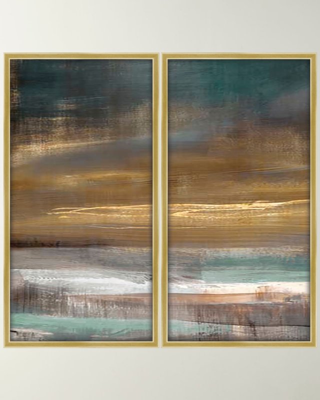 Golden Hour Dyptic Giclee on Canvas