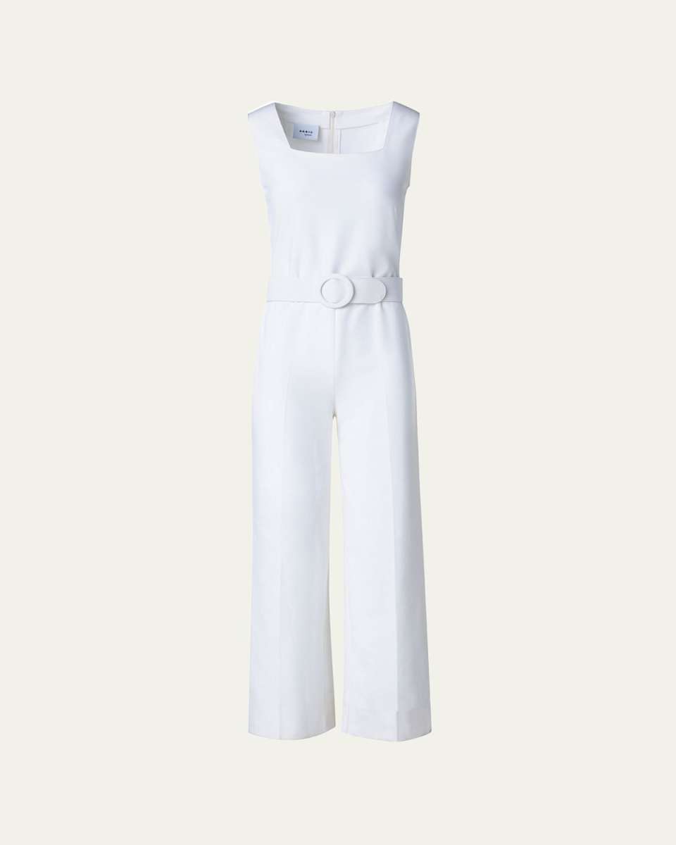 Signature Jersey Jumpsuit with Belt