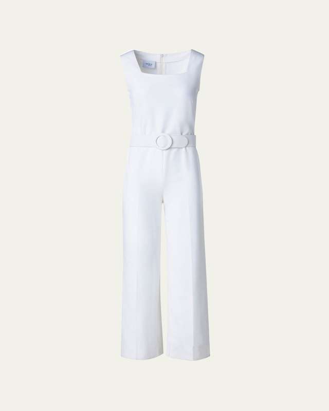 Signature Jersey Jumpsuit with Belt