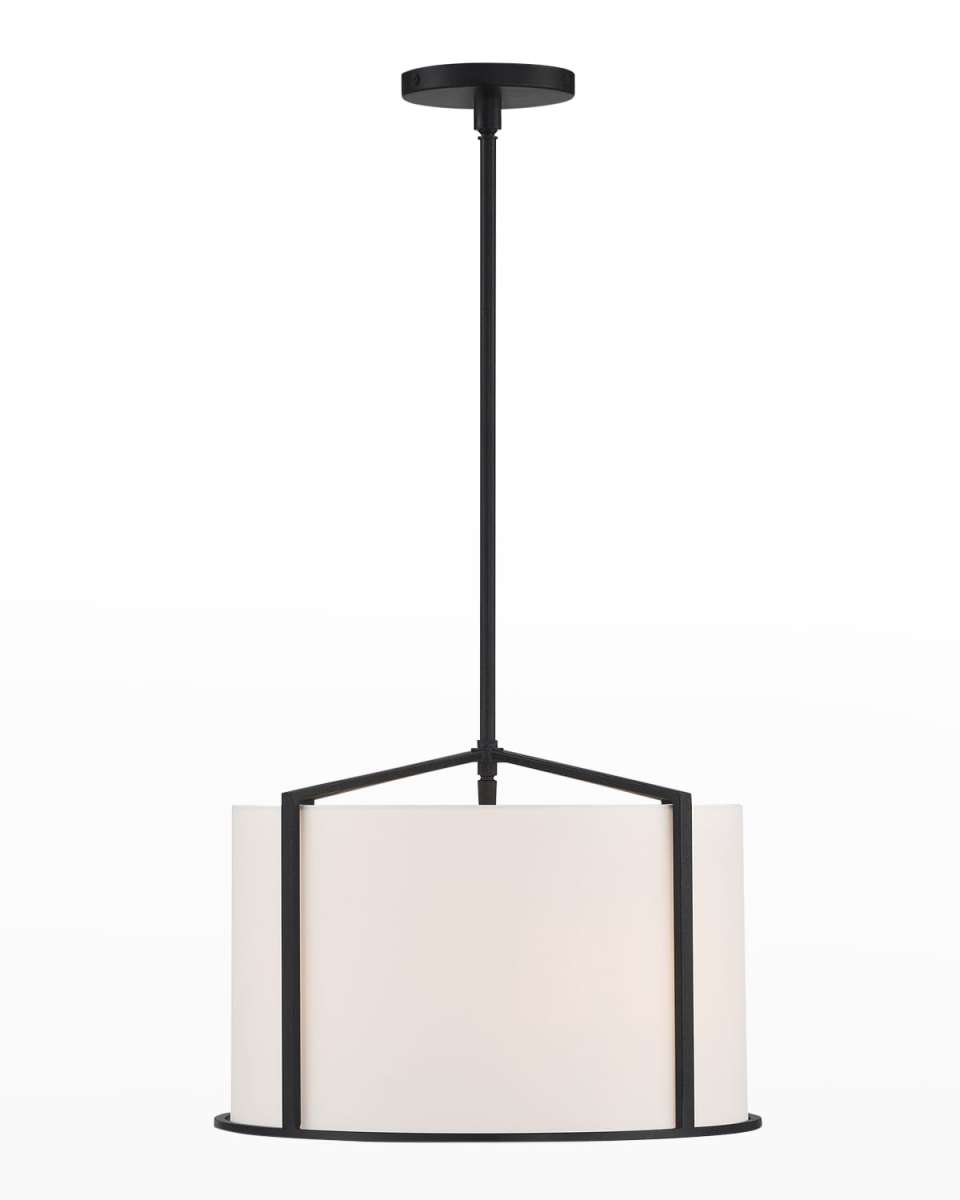 Carlyn 4-Light Black Pendant