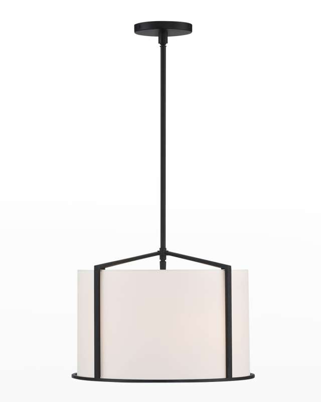 Carlyn 4-Light Black Pendant