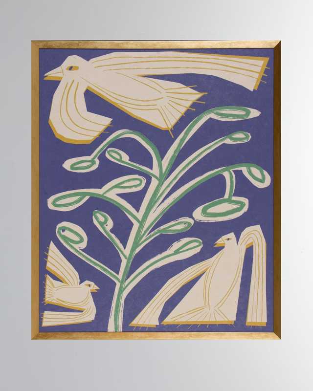 "Block Flock I" Giclee on Paper Wall Art