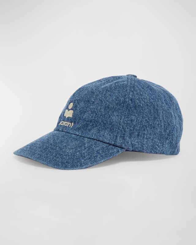 Tomas Wool-Blend Denim Baseball Hat