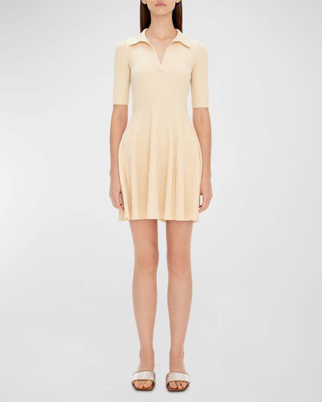 Patricia Polo Ribbed Mini Dress