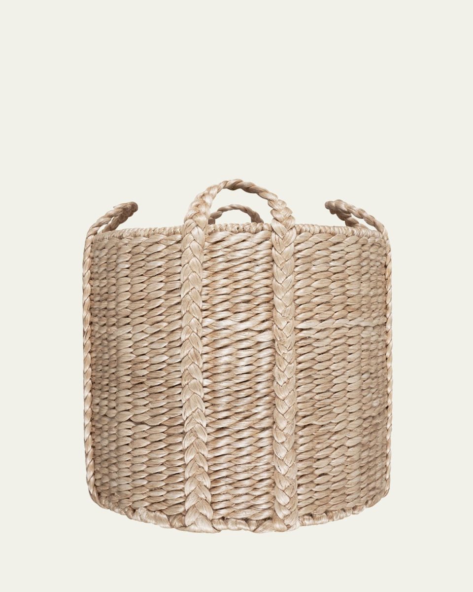 Lubid Light Natural Abaca Basket, 16"