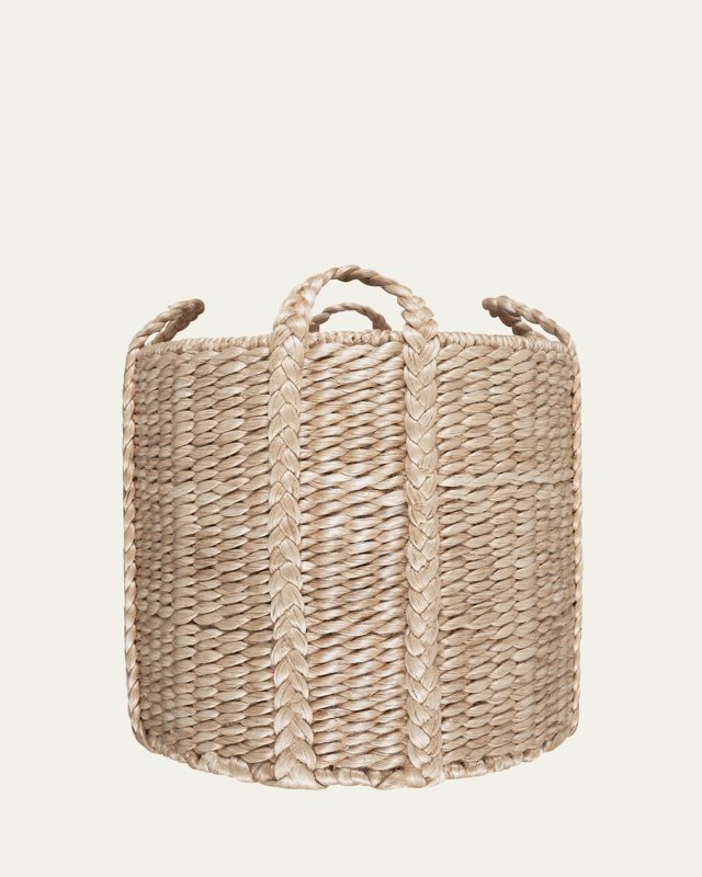 Lubid Light Natural Abaca Basket, 16"