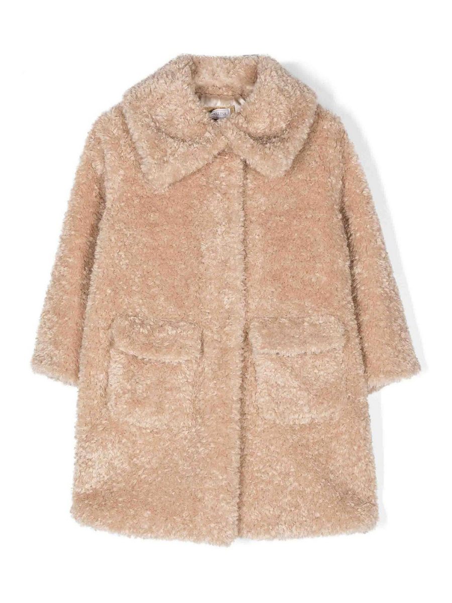 Monnalisa Bebè Manteau Court - Beige