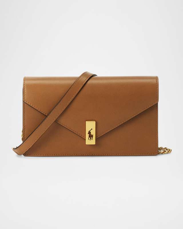 Polo ID Leather Chain Wallet & Bag