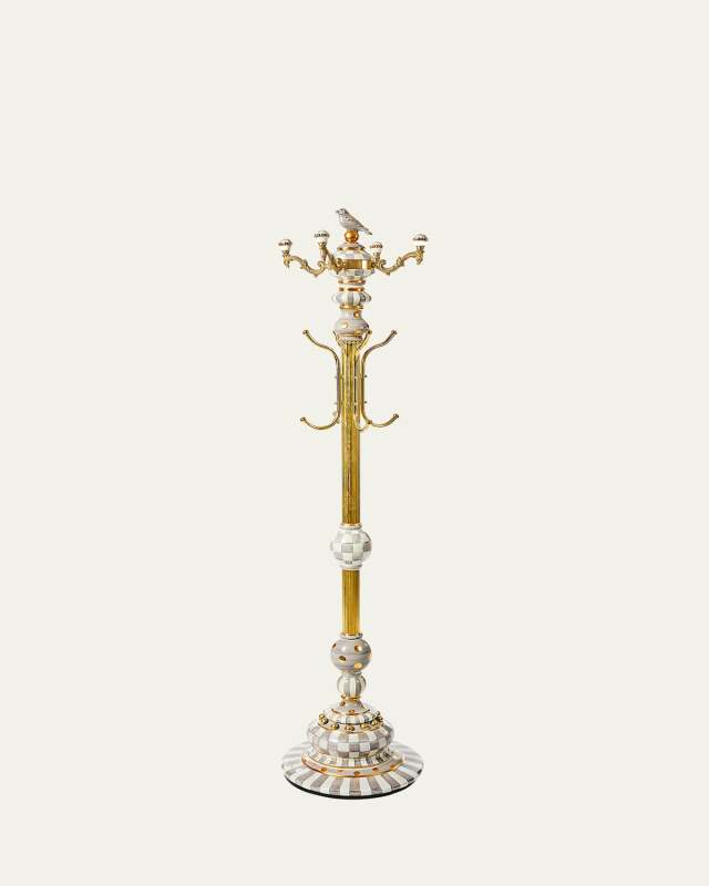 Sterling Check Coat Rack