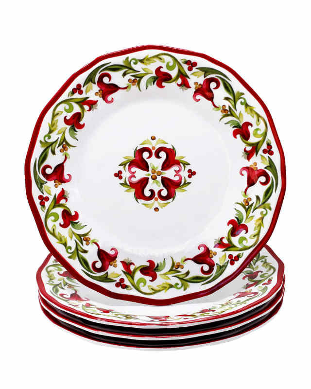 Vischio Salad Plates, Set of 4
