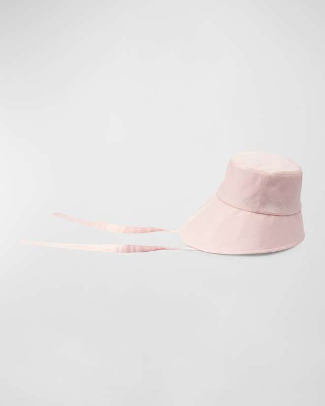 Ally Asymmetric Linen Bucket Hat