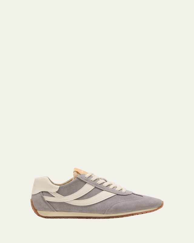 Oasis Mixed Leather Retro Sneakers
