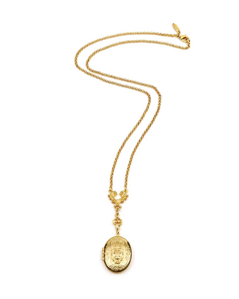 Oval Locket Necklace