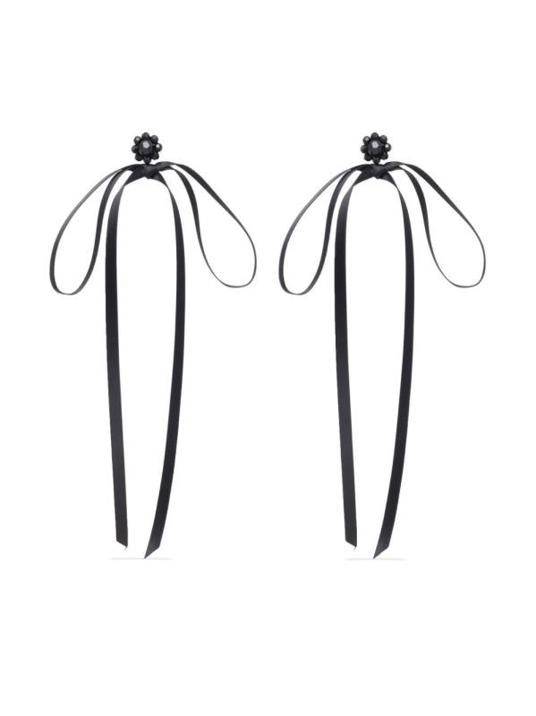 ribbon-bow earrings
