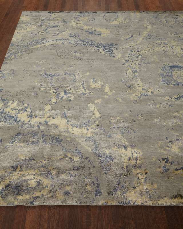 Perla Marble Rug, 3' x 10'