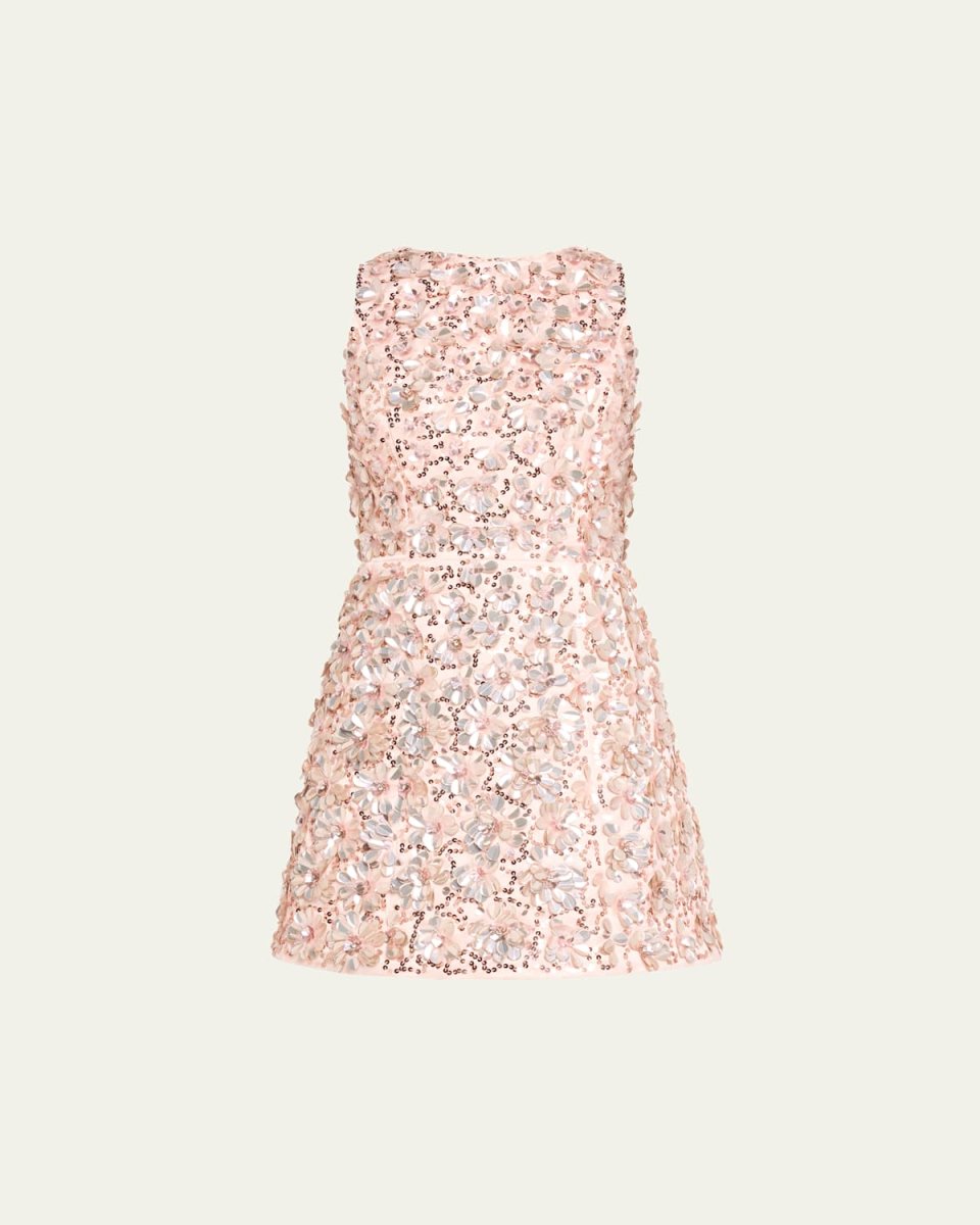 Lindsey Sequined Mini Gown