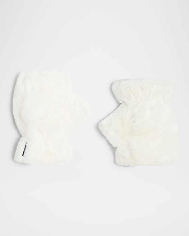 Ariel Faux Fur Fingerless Gloves