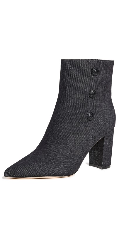 L'AGENCE Theodora Booties Black Denim