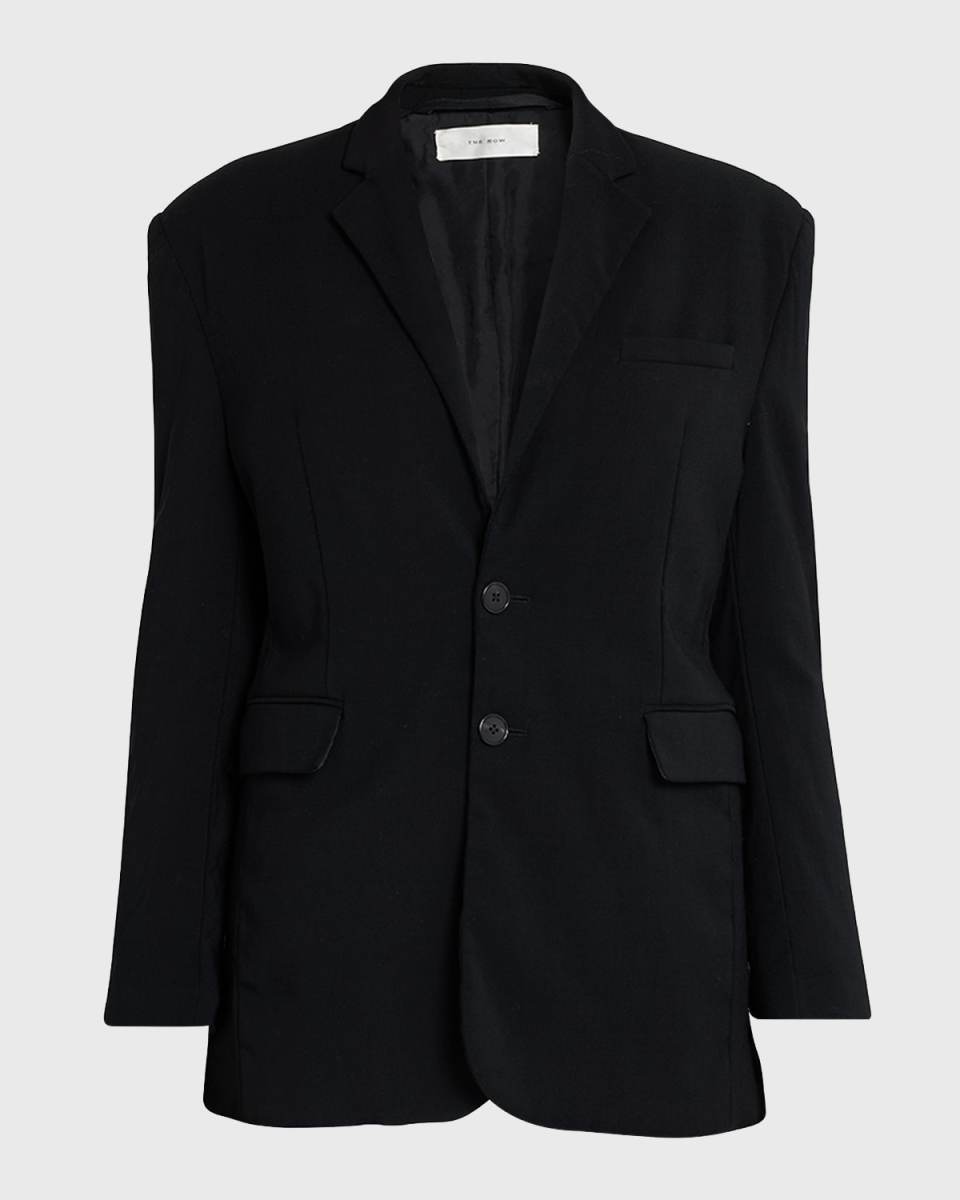 Zonen Single-Breasted Wool Blazer Jacket