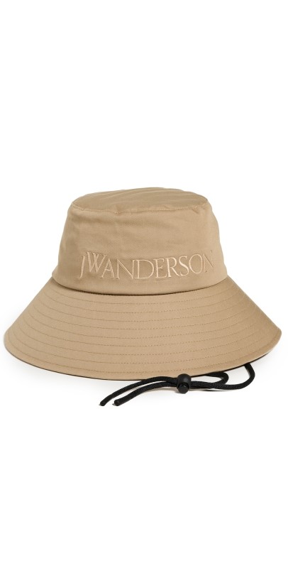 JW Anderson Logo Shade Hat Beige