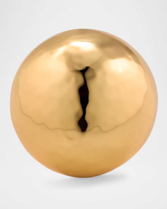 Hammered Gold Dome Adjustable Ring
