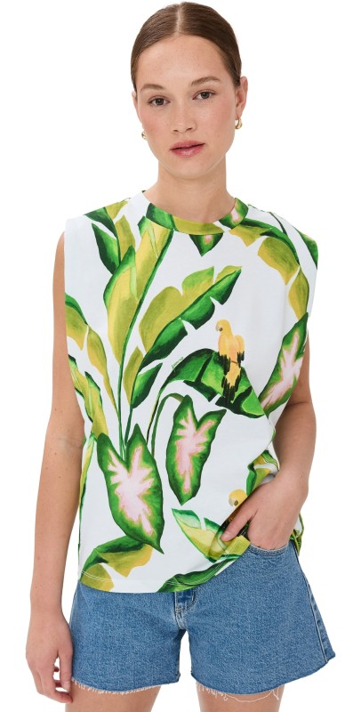 FARM Rio Summer Foliage Off White T-Shirt Summer Foliage Off-white