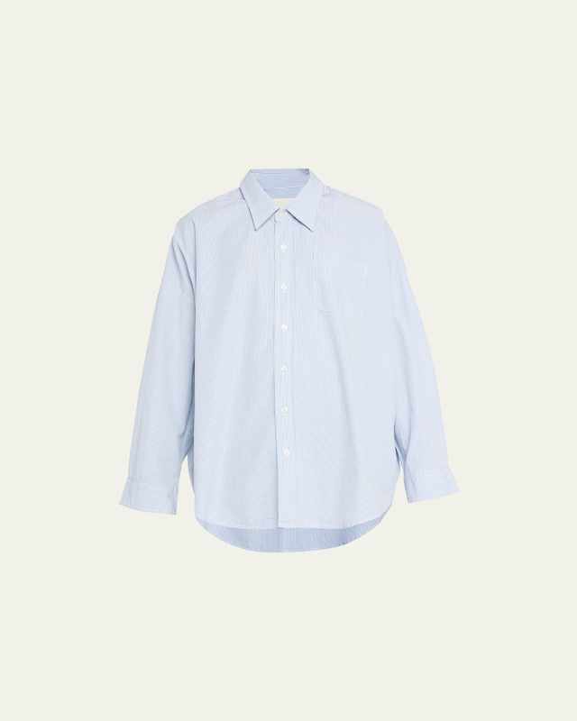 Oxford Oversized Pin-Stripe Shirt