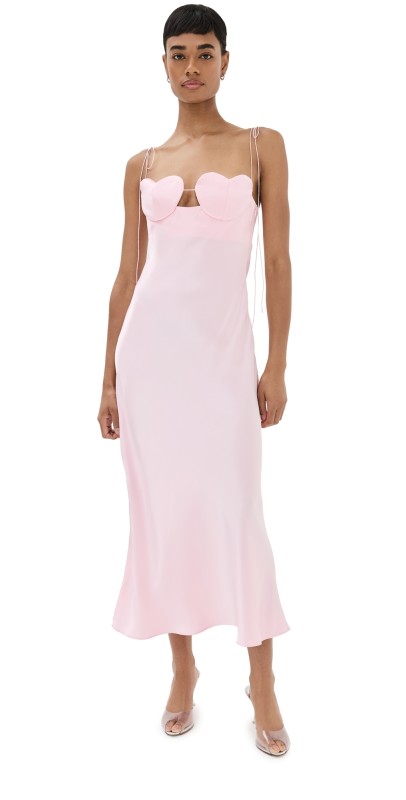 Anna October Amur Midi Dress Pink