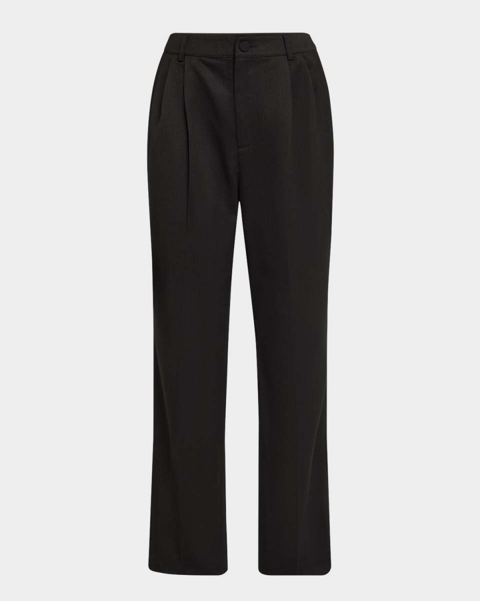Henry Straight Leg Wool Trousers