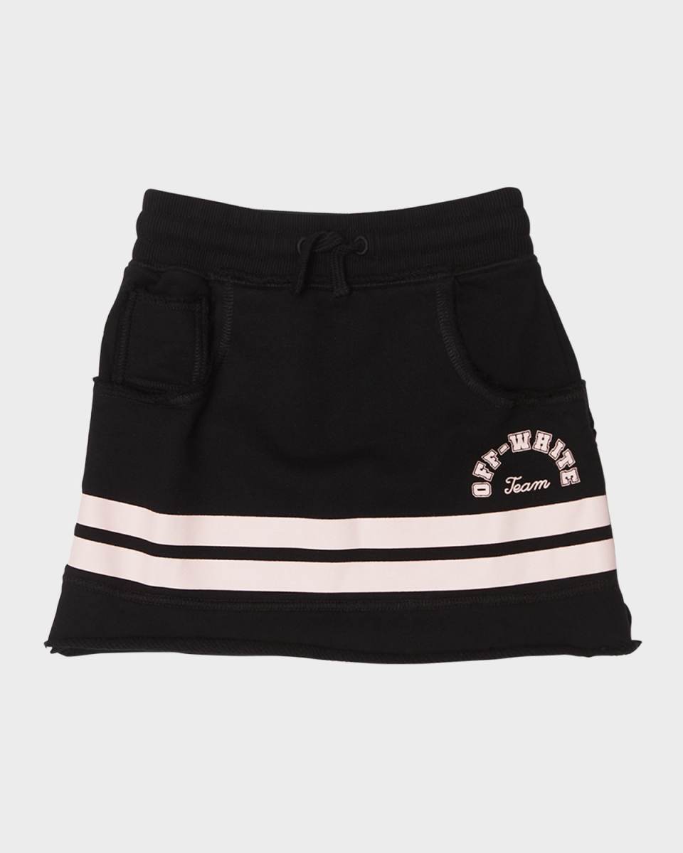 Girl's Team 23 Drawstring Mini Sweatskirt, Size 4-10