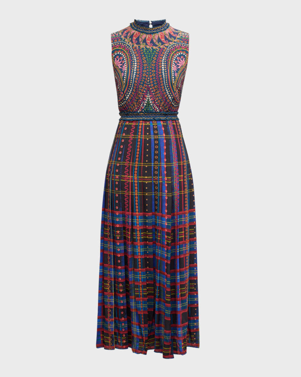 Liza Sleeveless Slit Midi Dress
